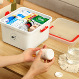 Portable Medicine Box, Transparent Plastic Cover